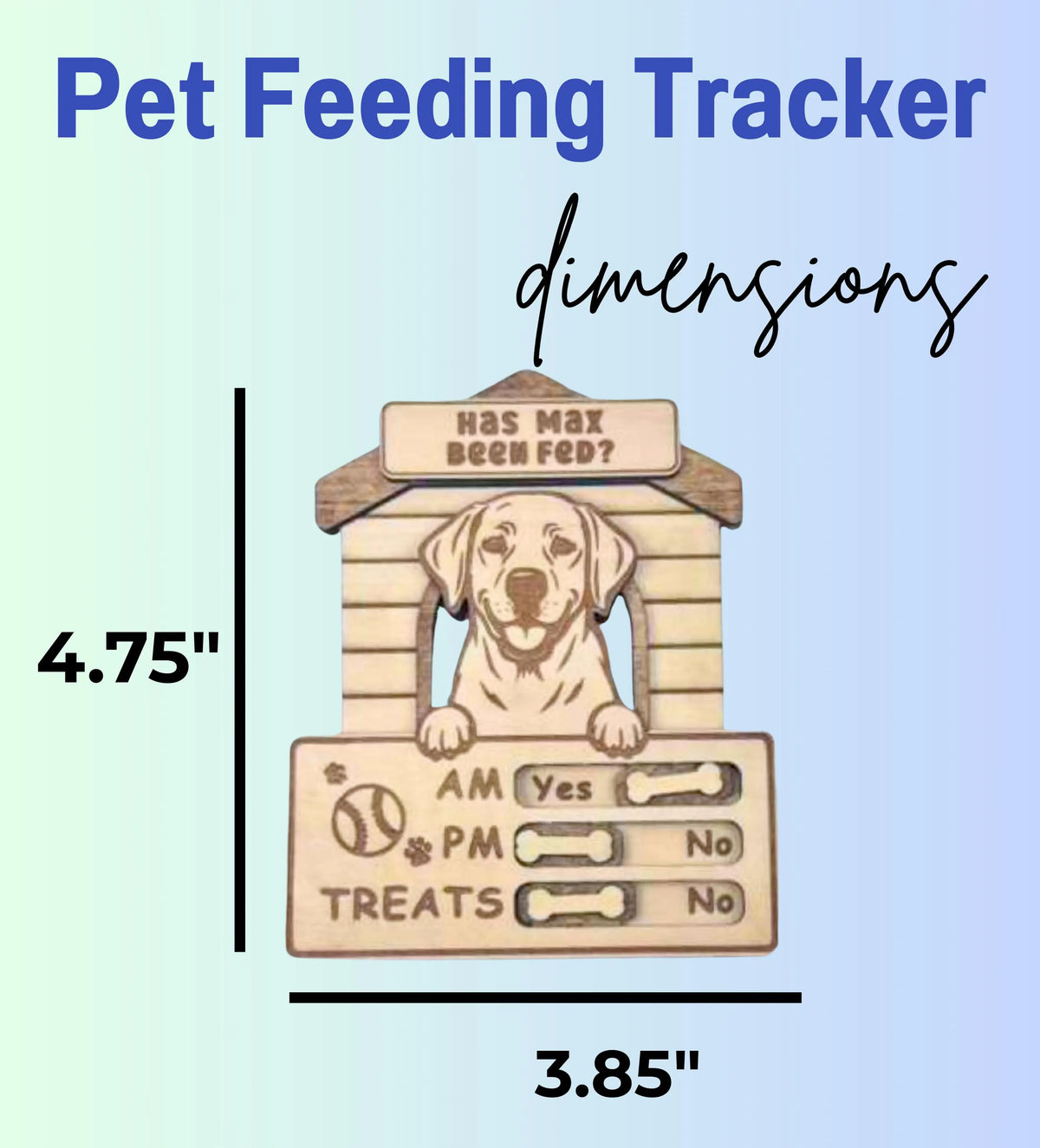 Dog Feeding Reminder Magnet
