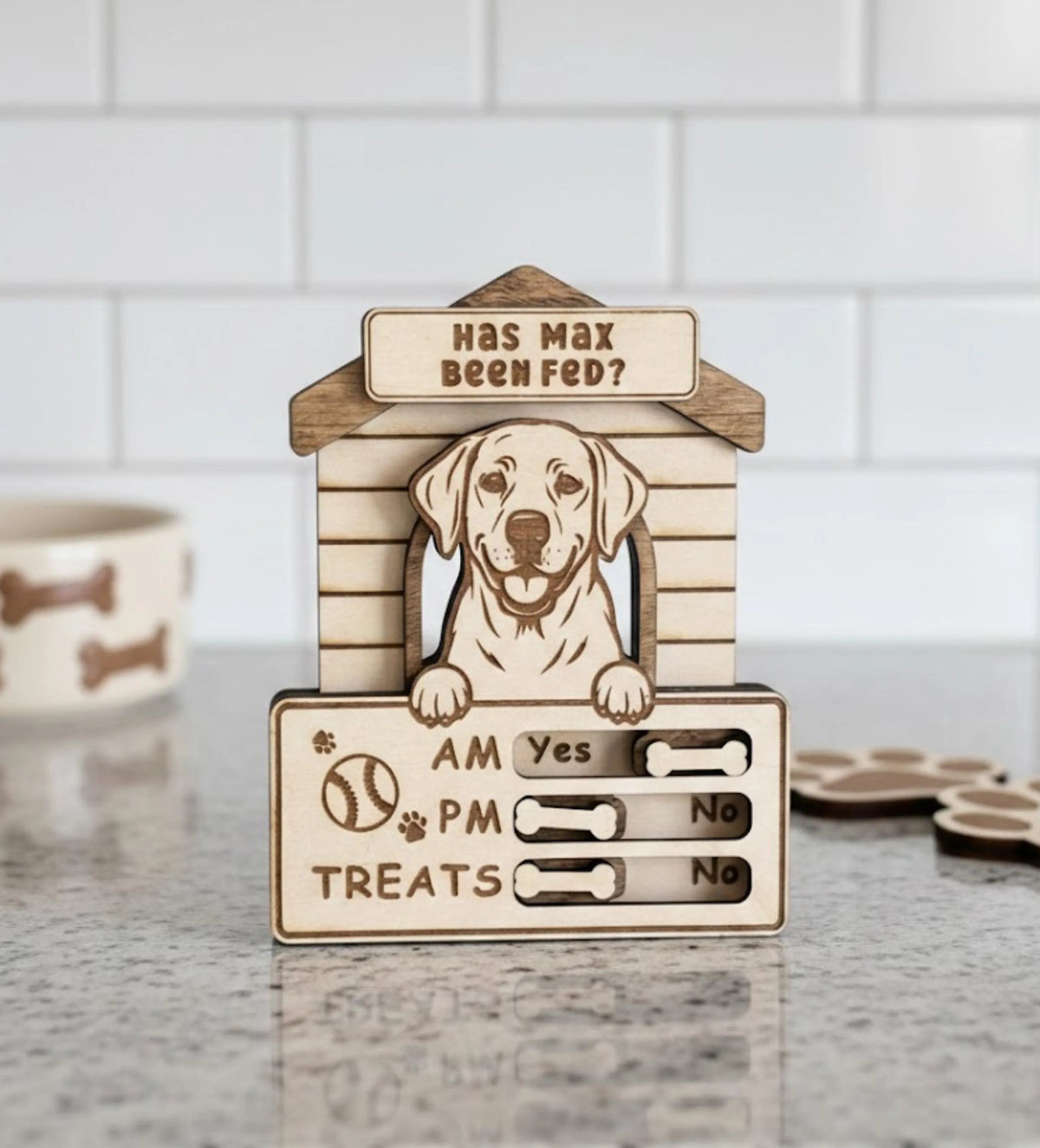 Dog Feeding Reminder Magnet