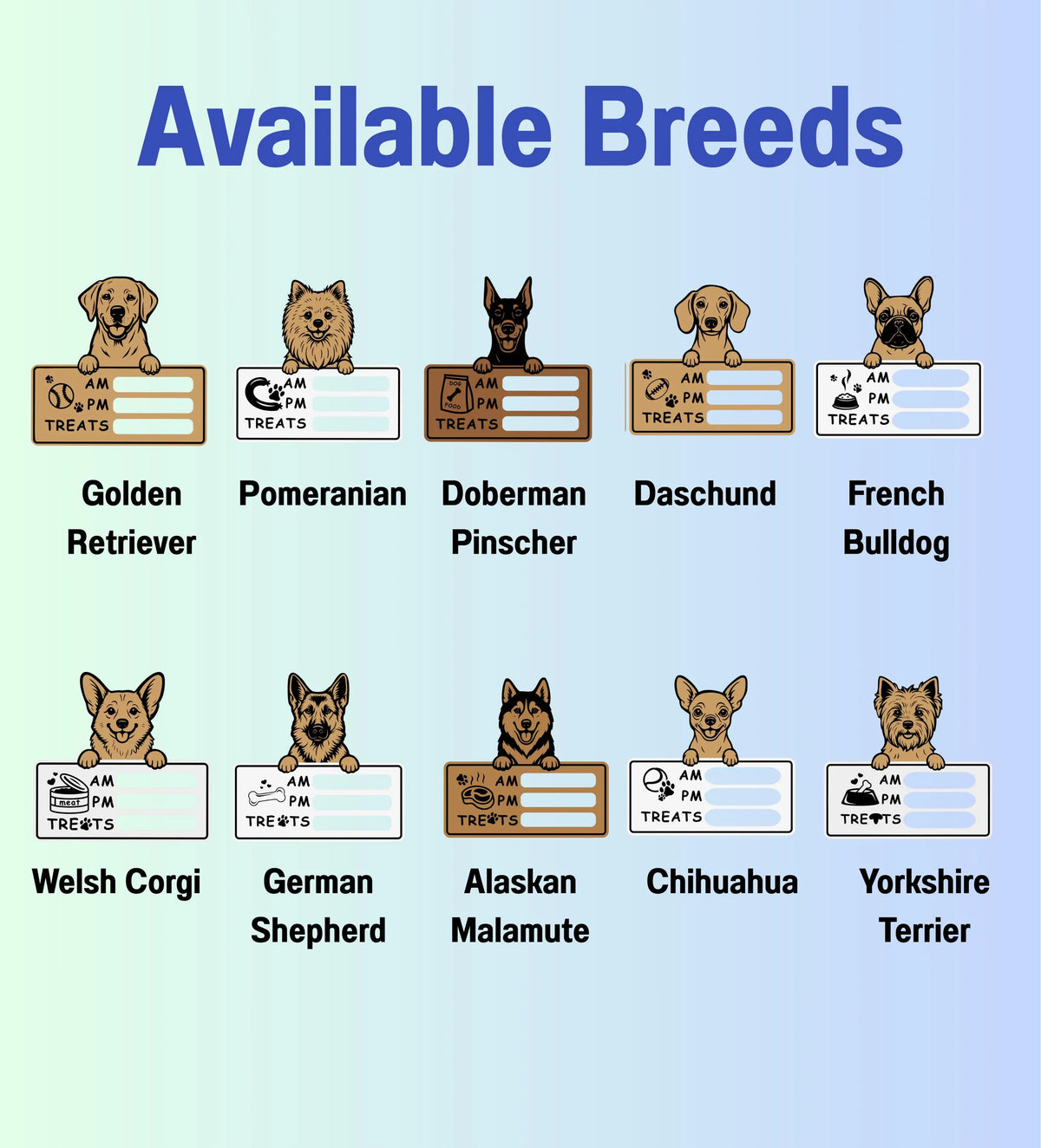 Dog Feeding Reminder Magnet
