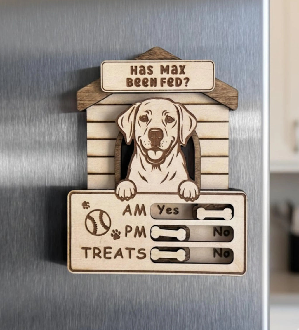 Dog Feeding Reminder Magnet