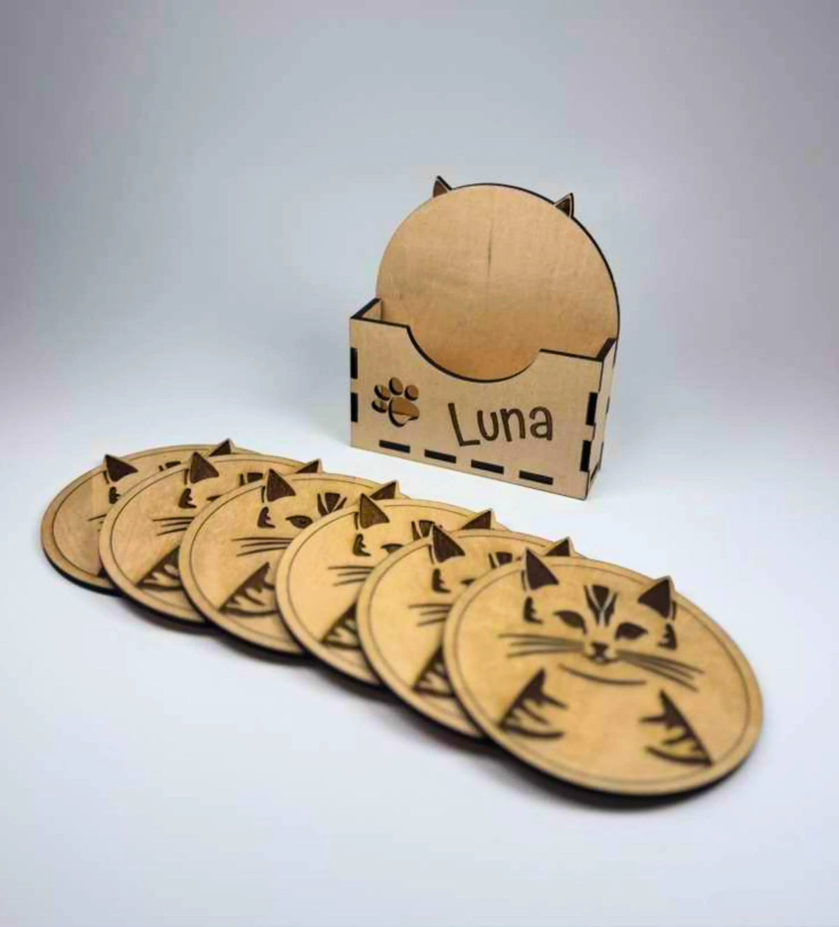 Personalized Pet Coaster Set