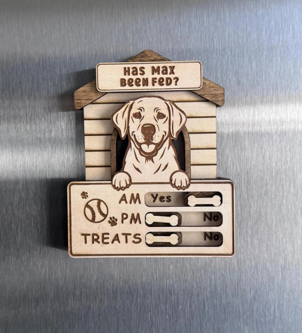 Dog Feeding Reminder Magnet