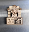 Dog Feeding Reminder Magnet