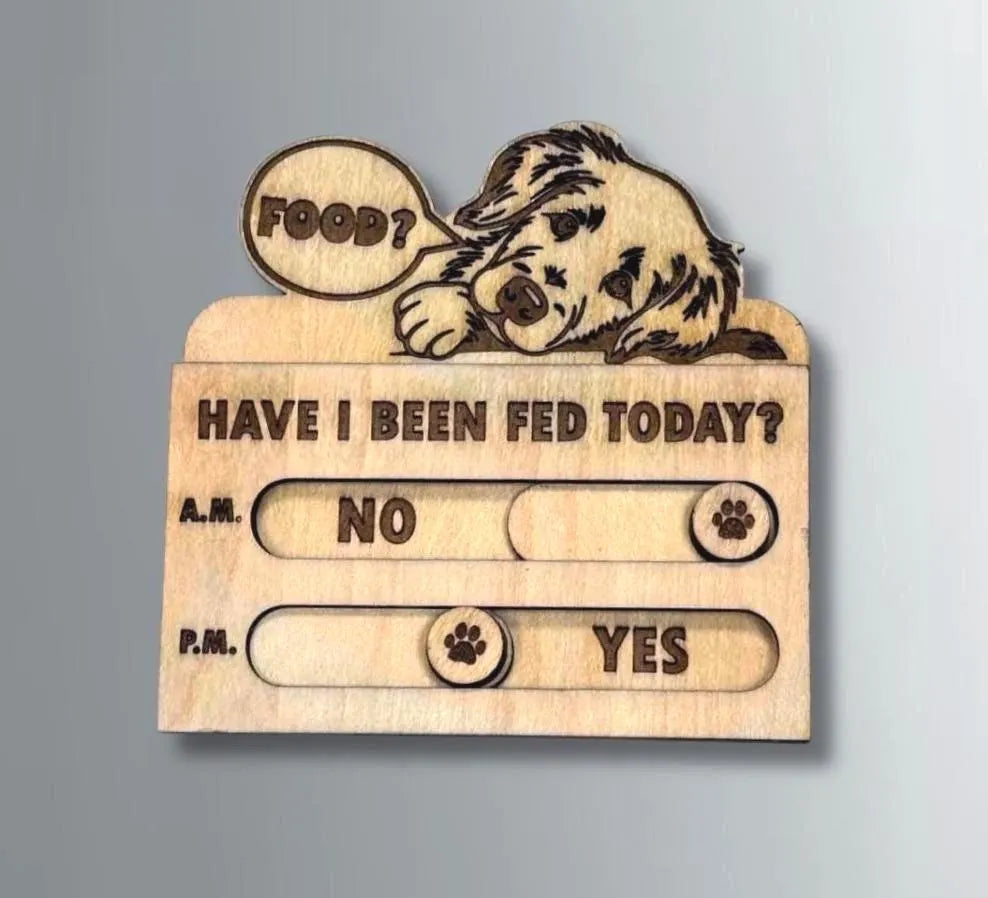 Dog Feeding Reminder Magnet