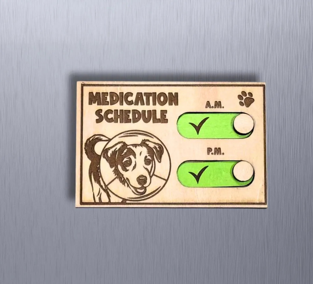 Dog Medication Reminder Magnet
