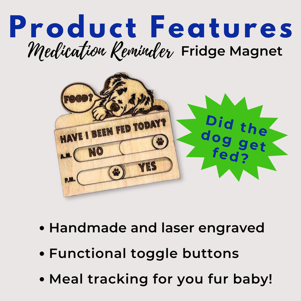 Dog Feeding Reminder Magnet