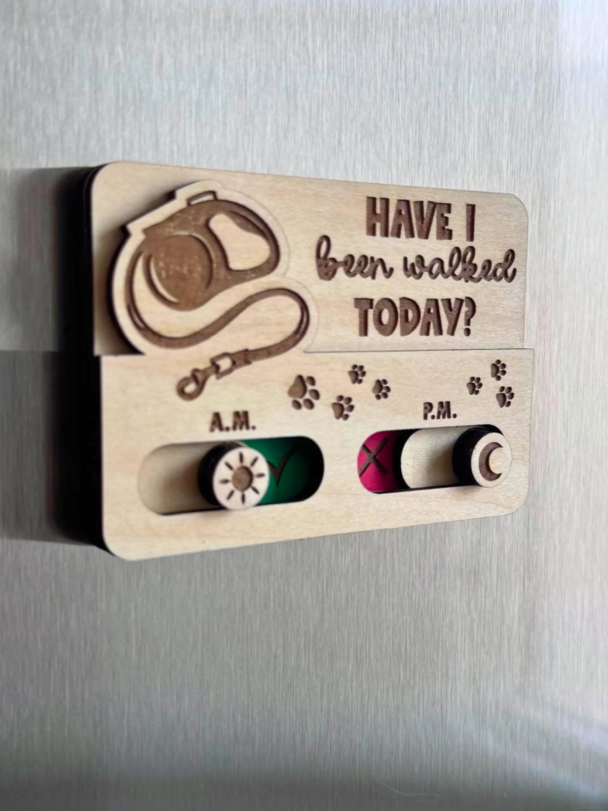 Dog Walk Reminder Slider Sign