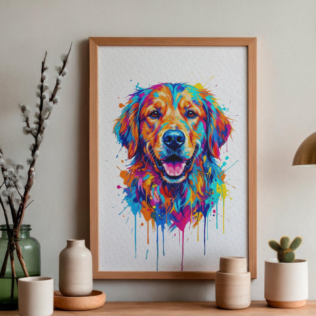 Golden Retriever Wall Art Print