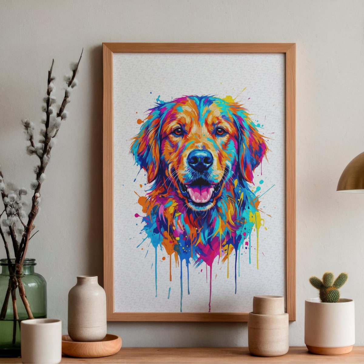 Golden Retriever Wall Art Print
