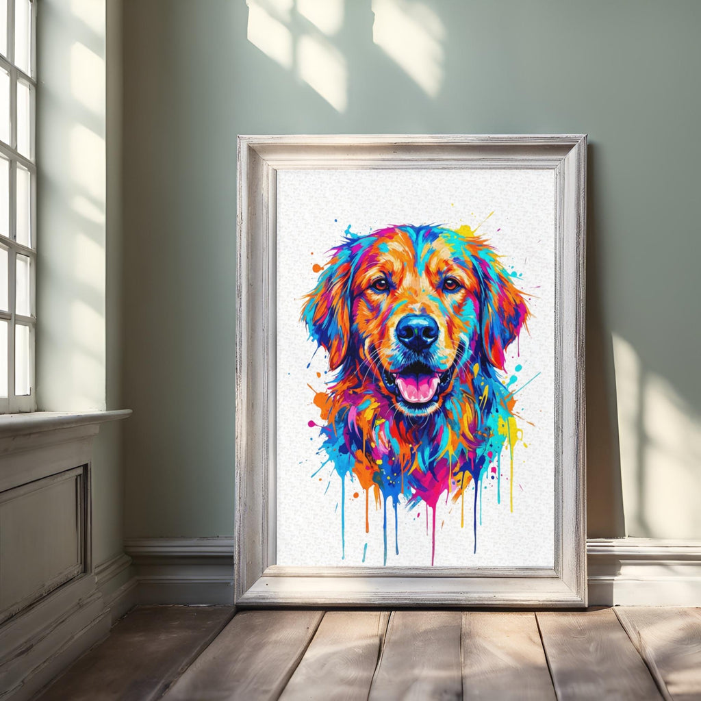 Golden Retriever Wall Art Print