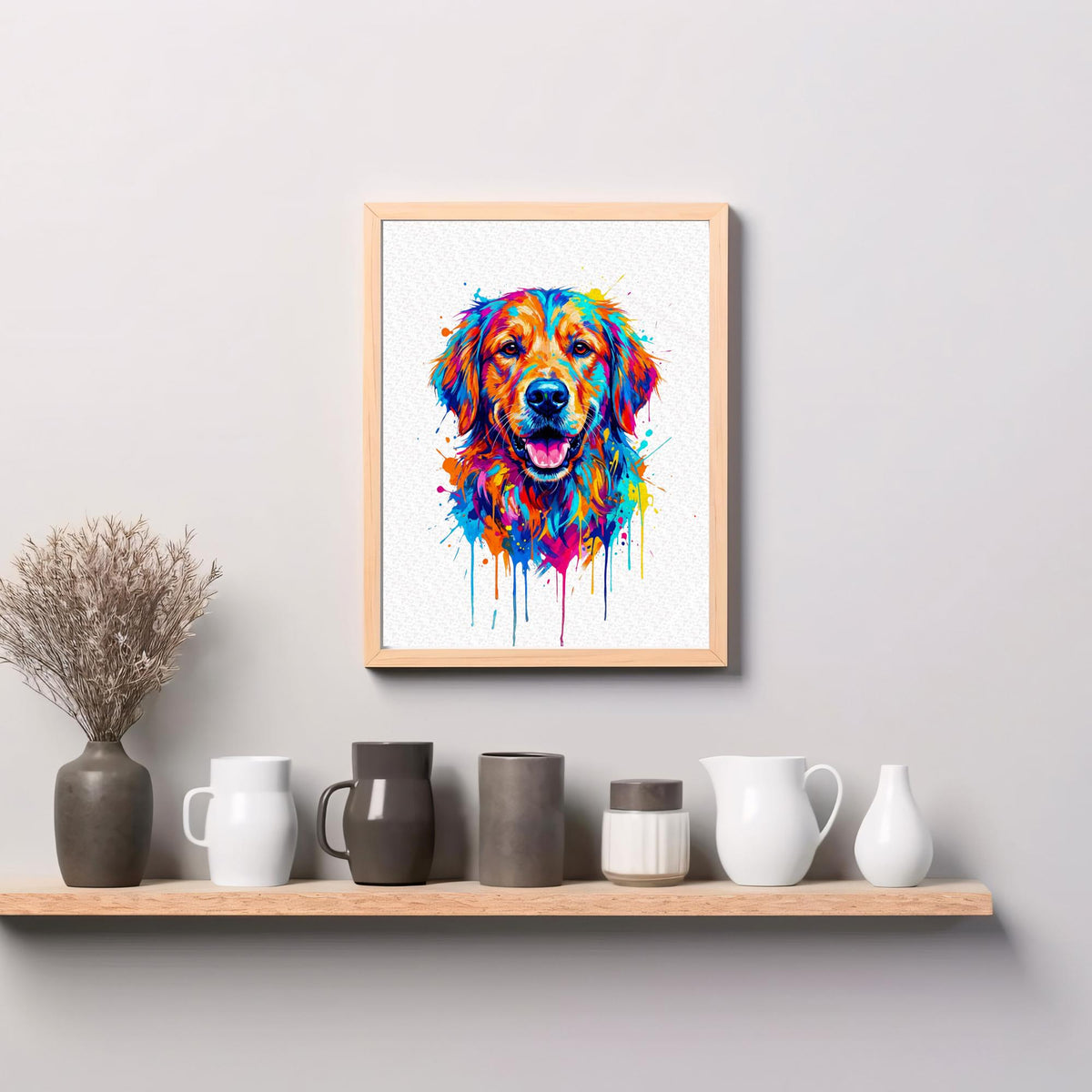 Golden Retriever Wall Art Print