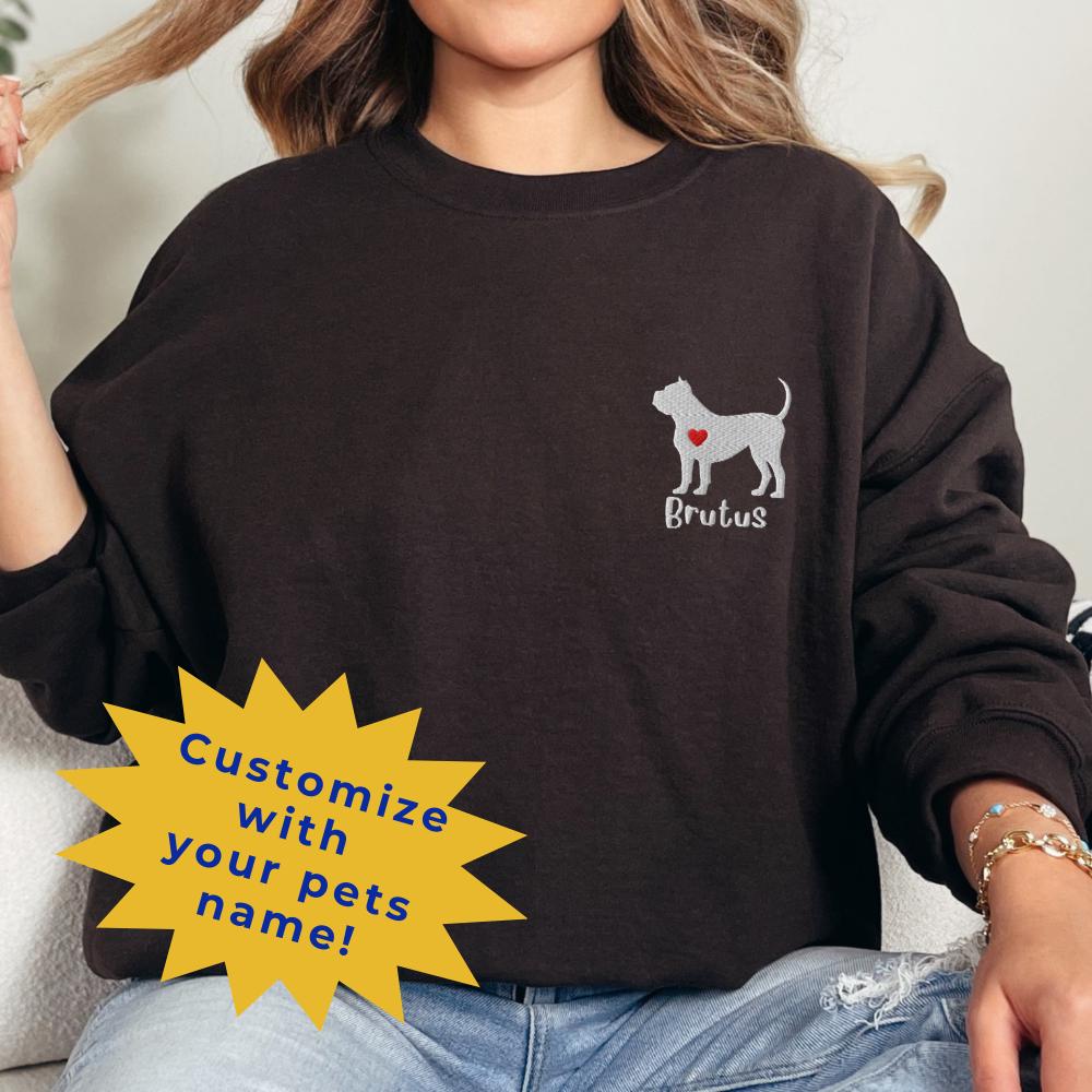 Cane Corso Embroidered Sweatshirt
