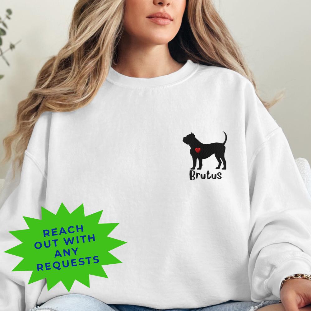Cane Corso Embroidered Sweatshirt