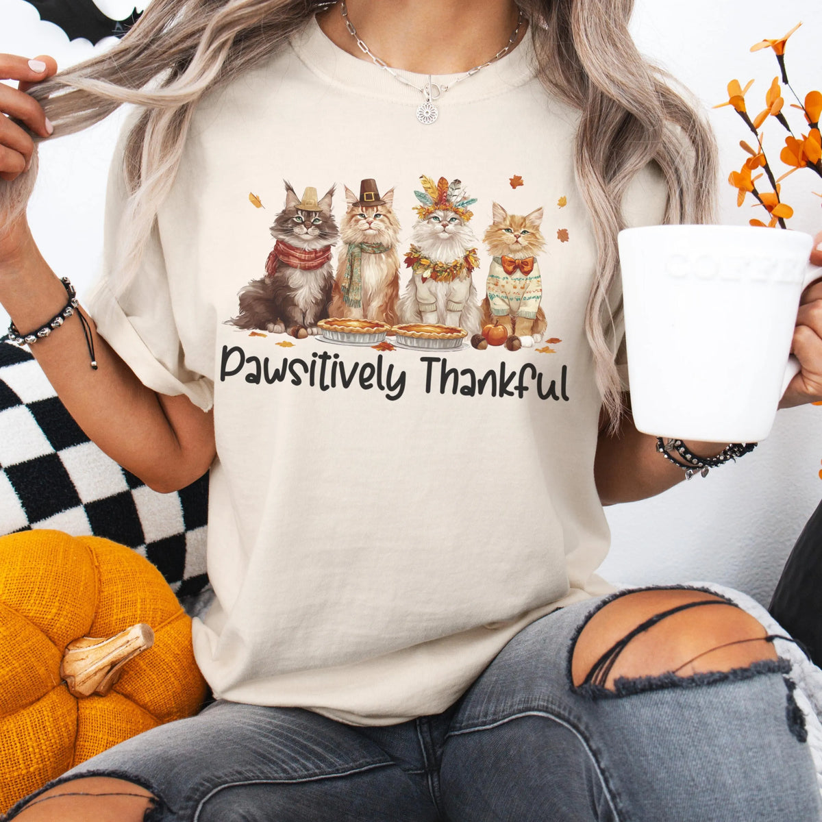 Maine Coon Thanksgiving Shirt
