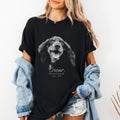 Custom Memorial Shirt With Name and Dates