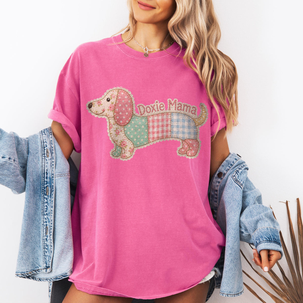 Doxie Mama Patchwork Shirt