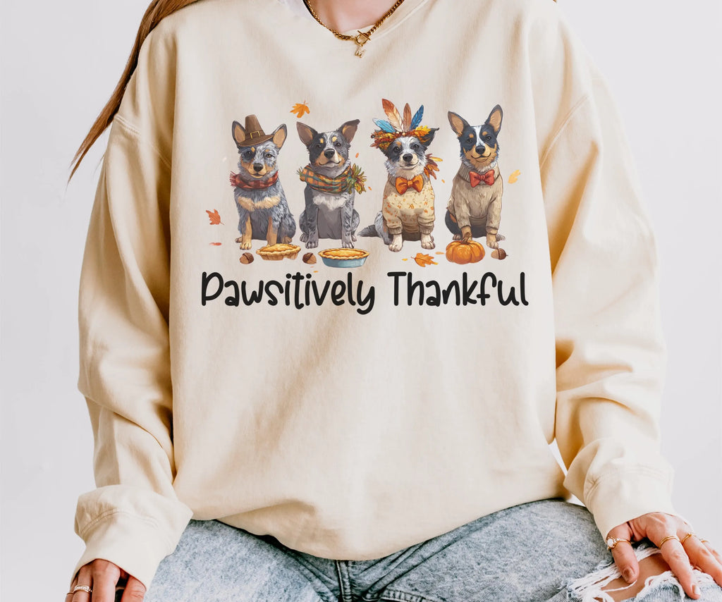 Blue Heeler Thanksgiving Sweatshirt
