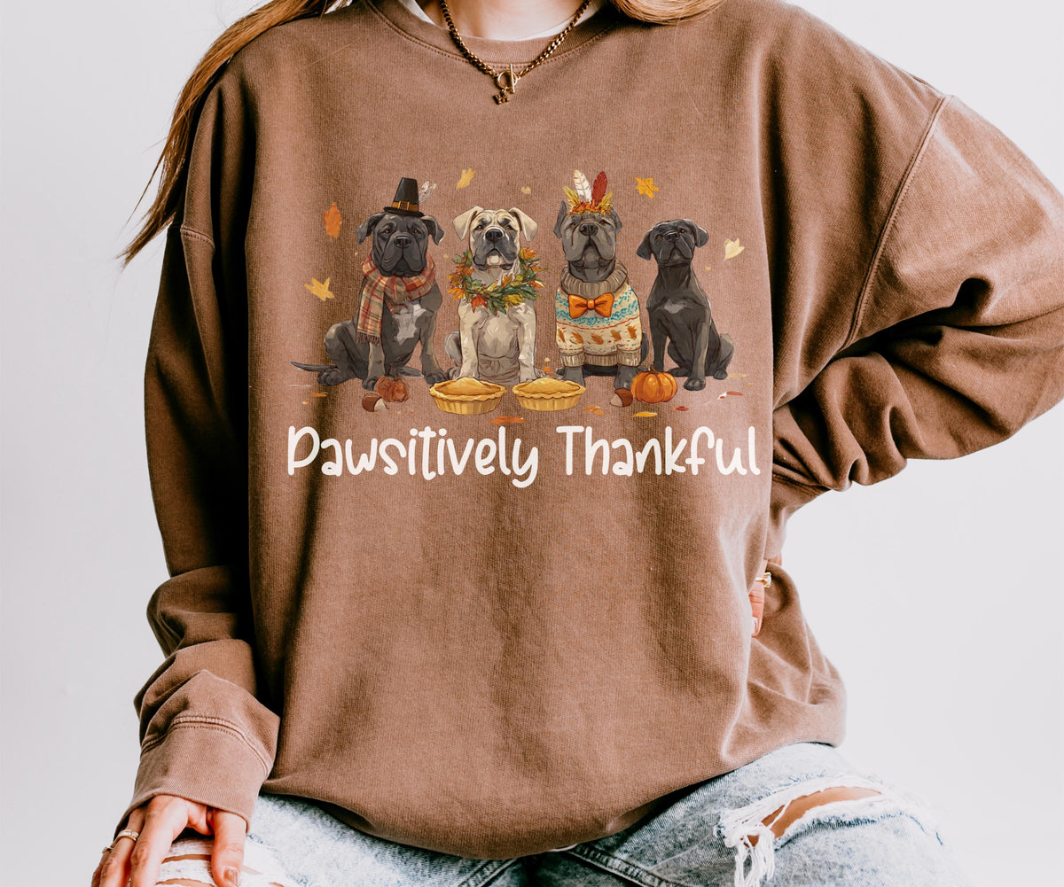 Cane Corso Thanksgiving Sweatshirt