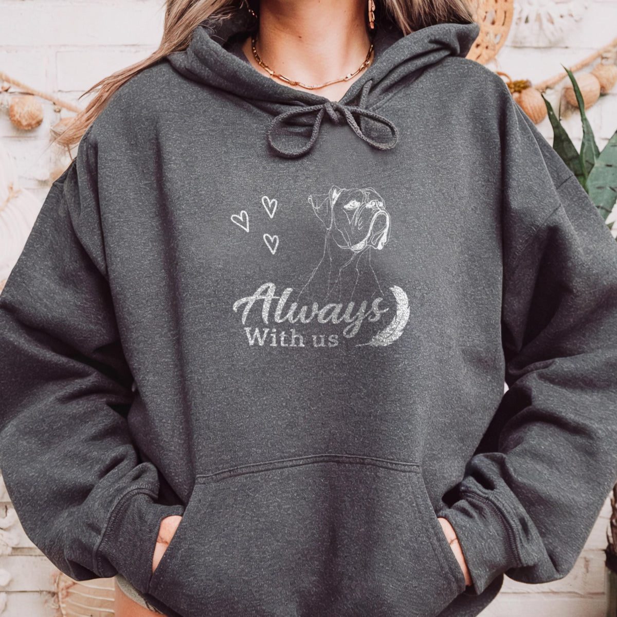 Rainbow Bridge Boxer Remembrance Sweatshirt