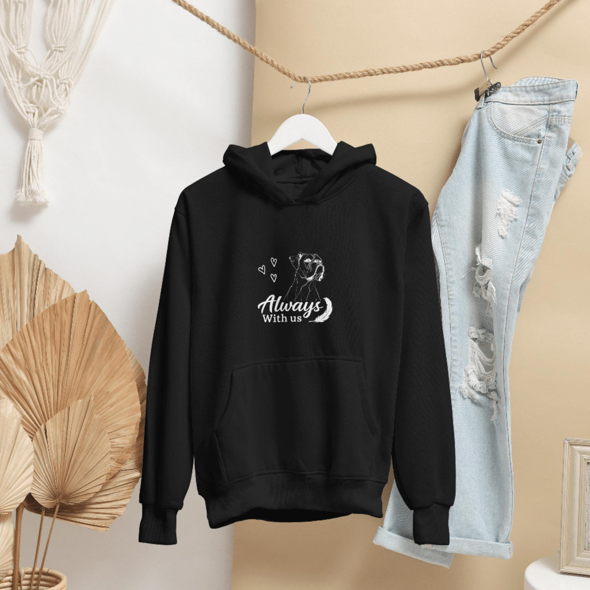 Rainbow Bridge Boxer Remembrance Sweatshirt