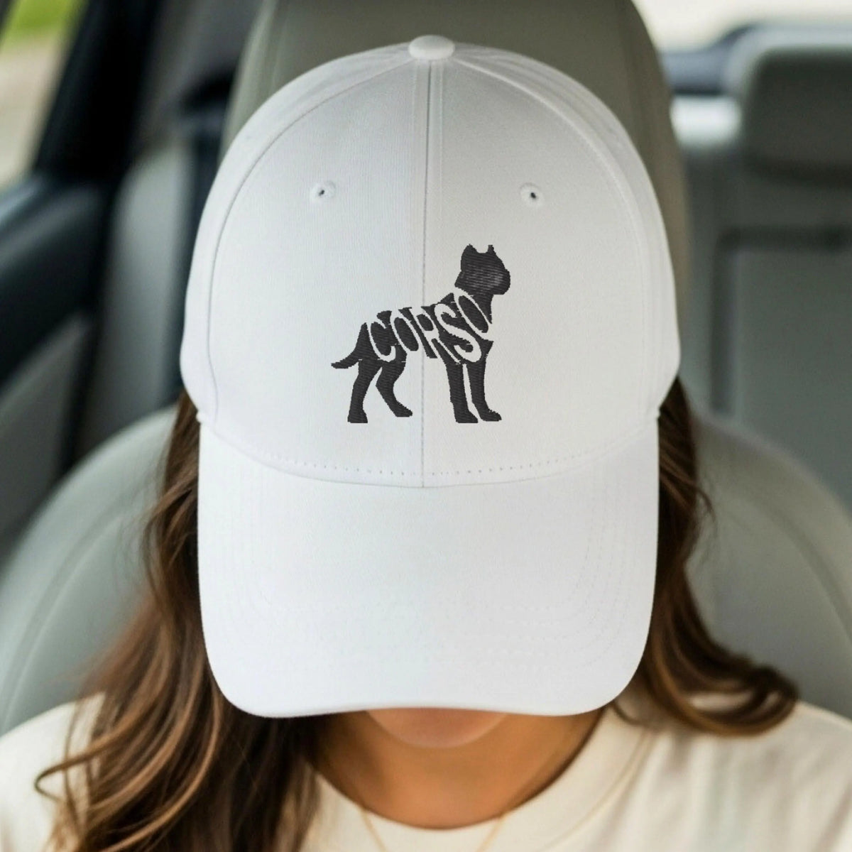 Cane Corso Embroidered Hat