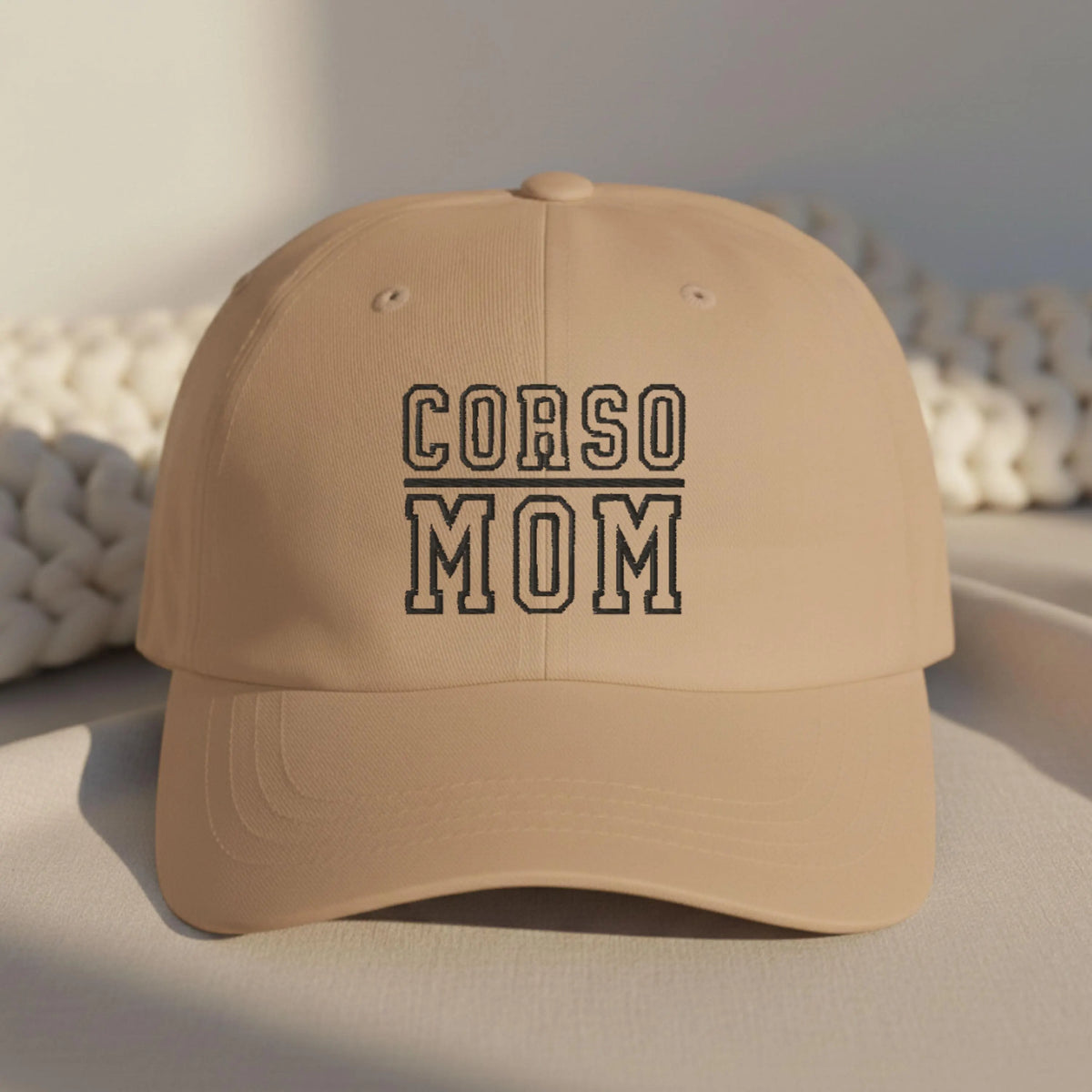 Cane Corso Mom Embroidered Hat