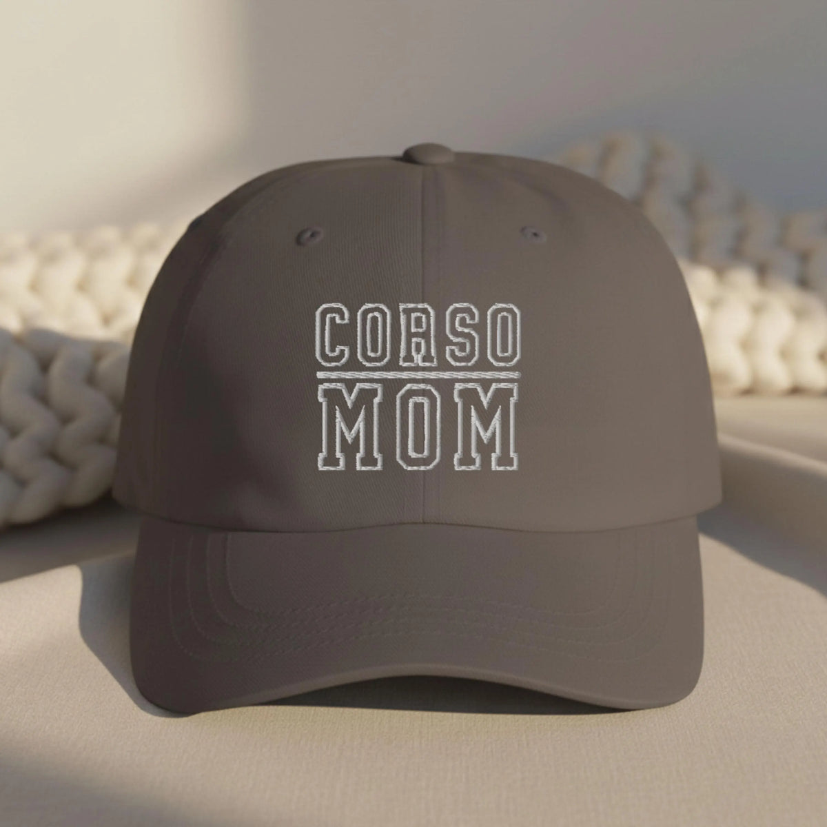 Cane Corso Mom Embroidered Hat