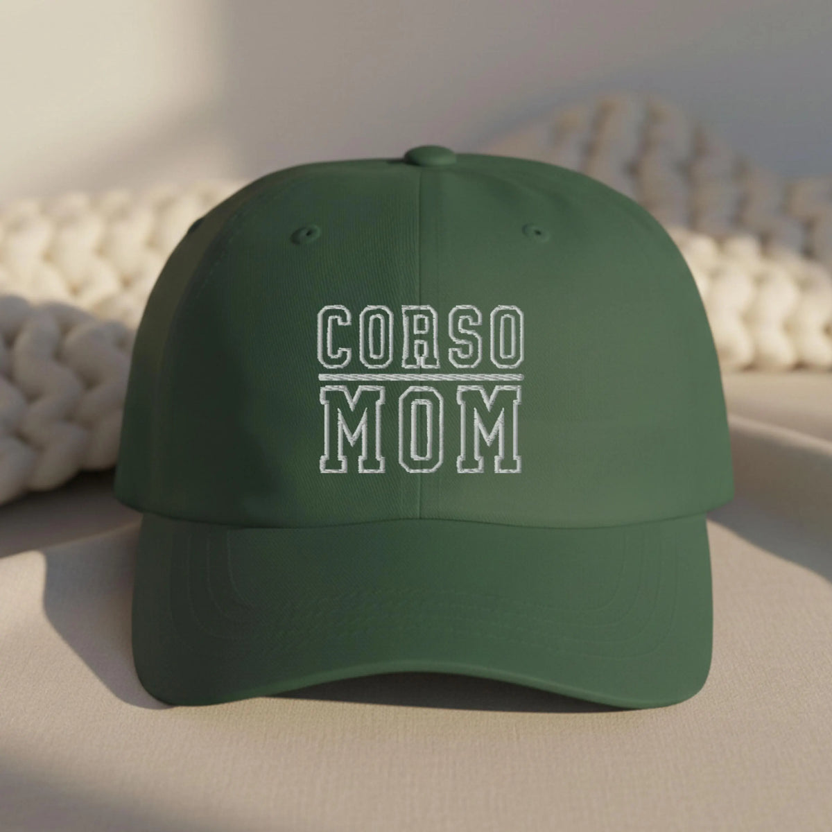 Cane Corso Mom Embroidered Hat