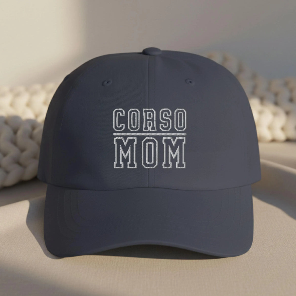Cane Corso Mom Embroidered Hat