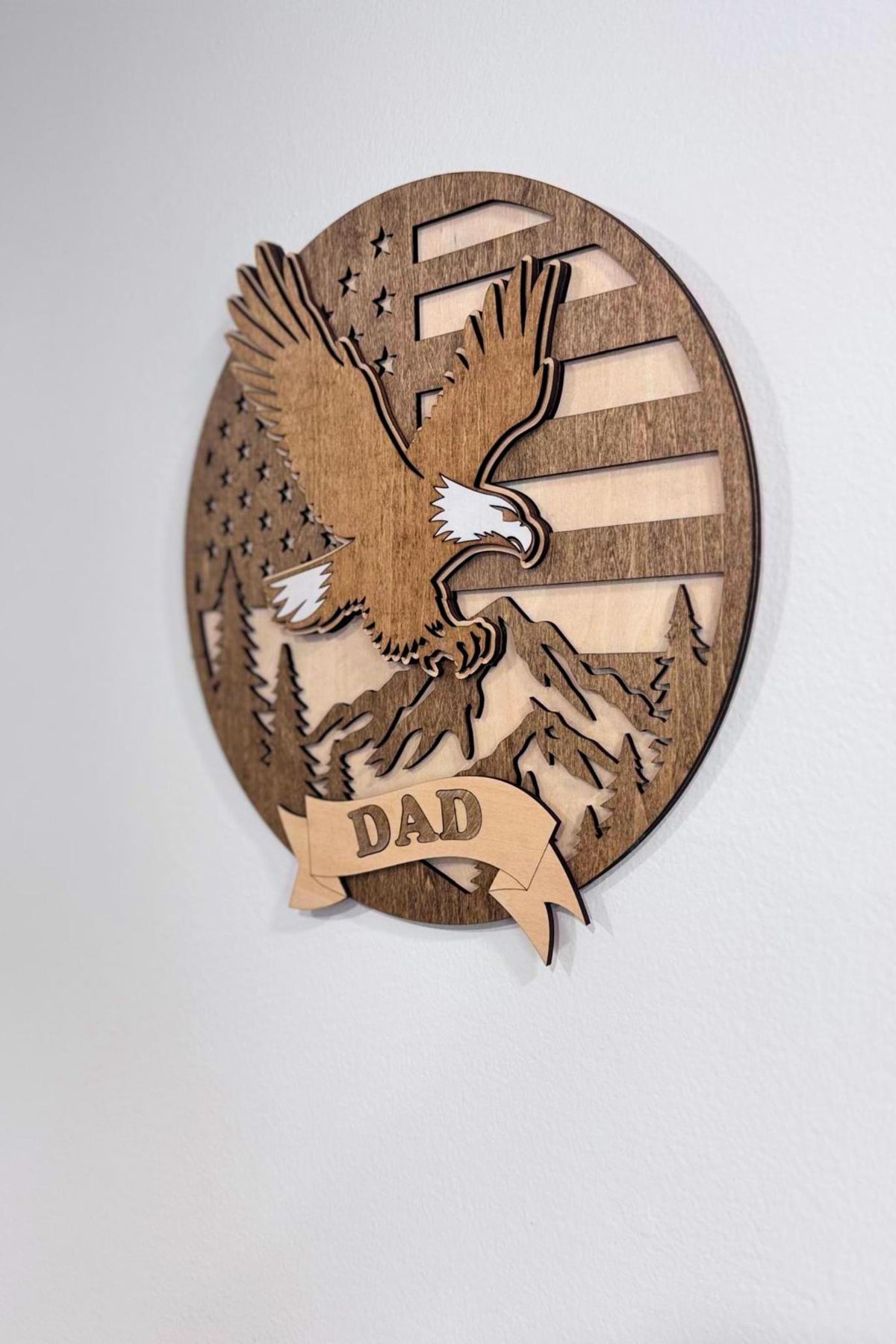 American Eagle Wooden Wall Art