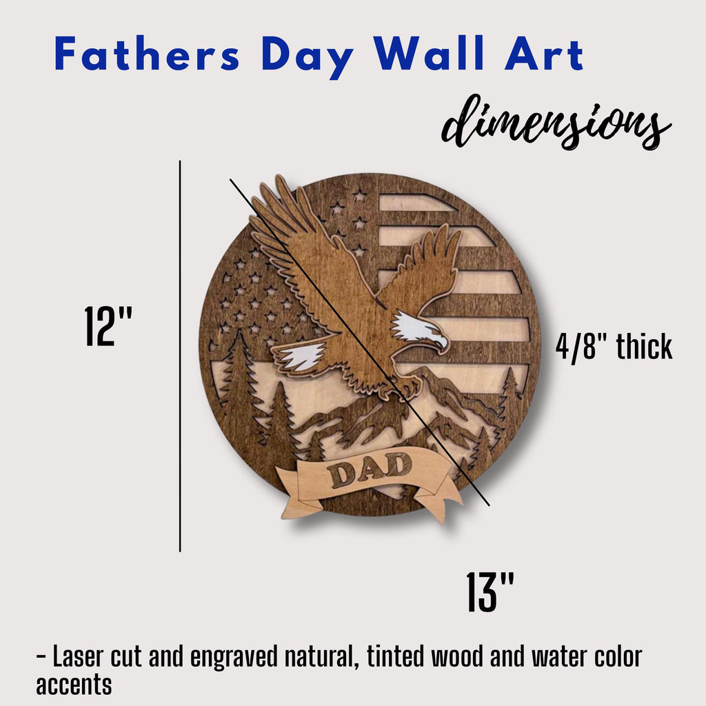 American Eagle Wooden Wall Art