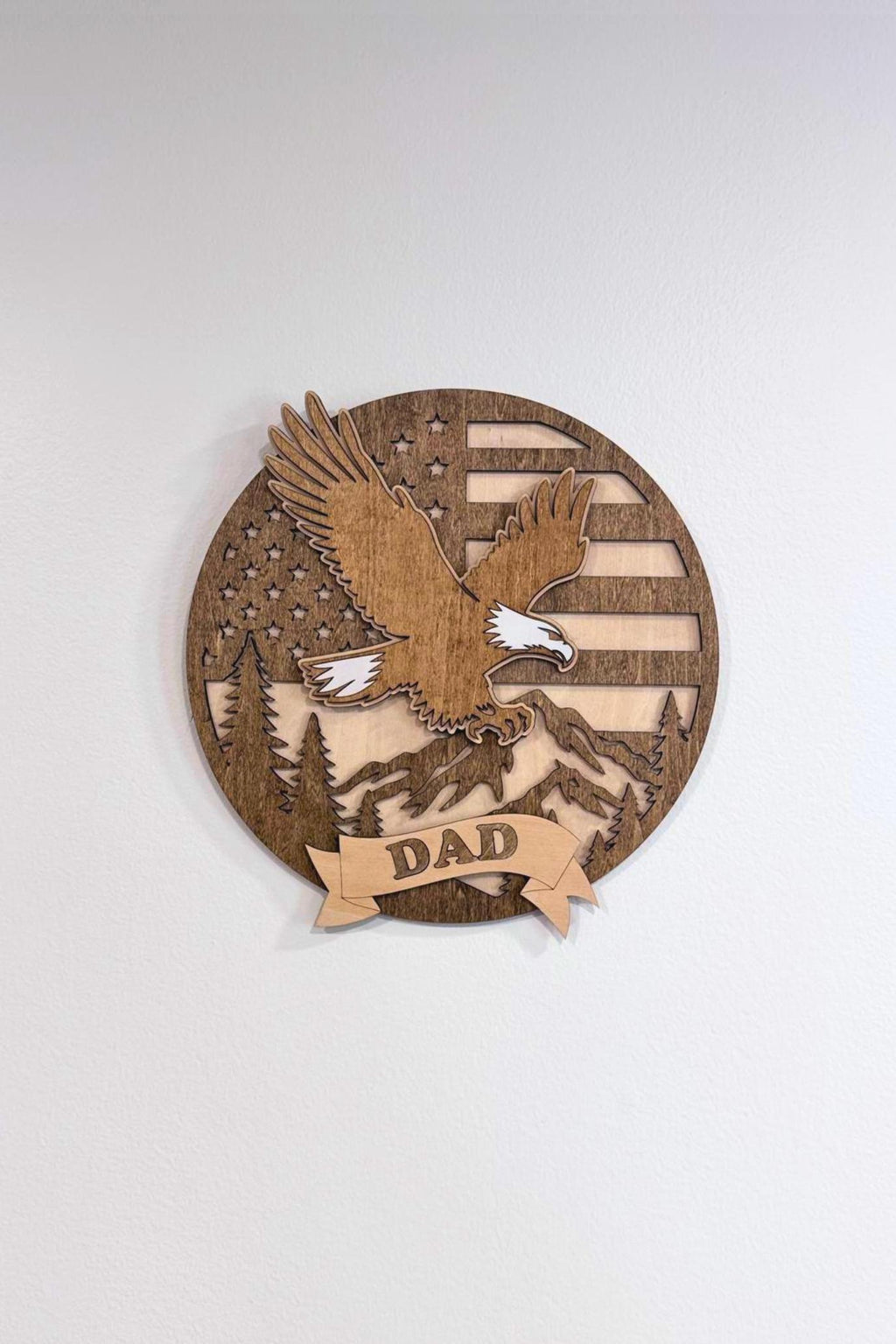 American Eagle Wooden Wall Art