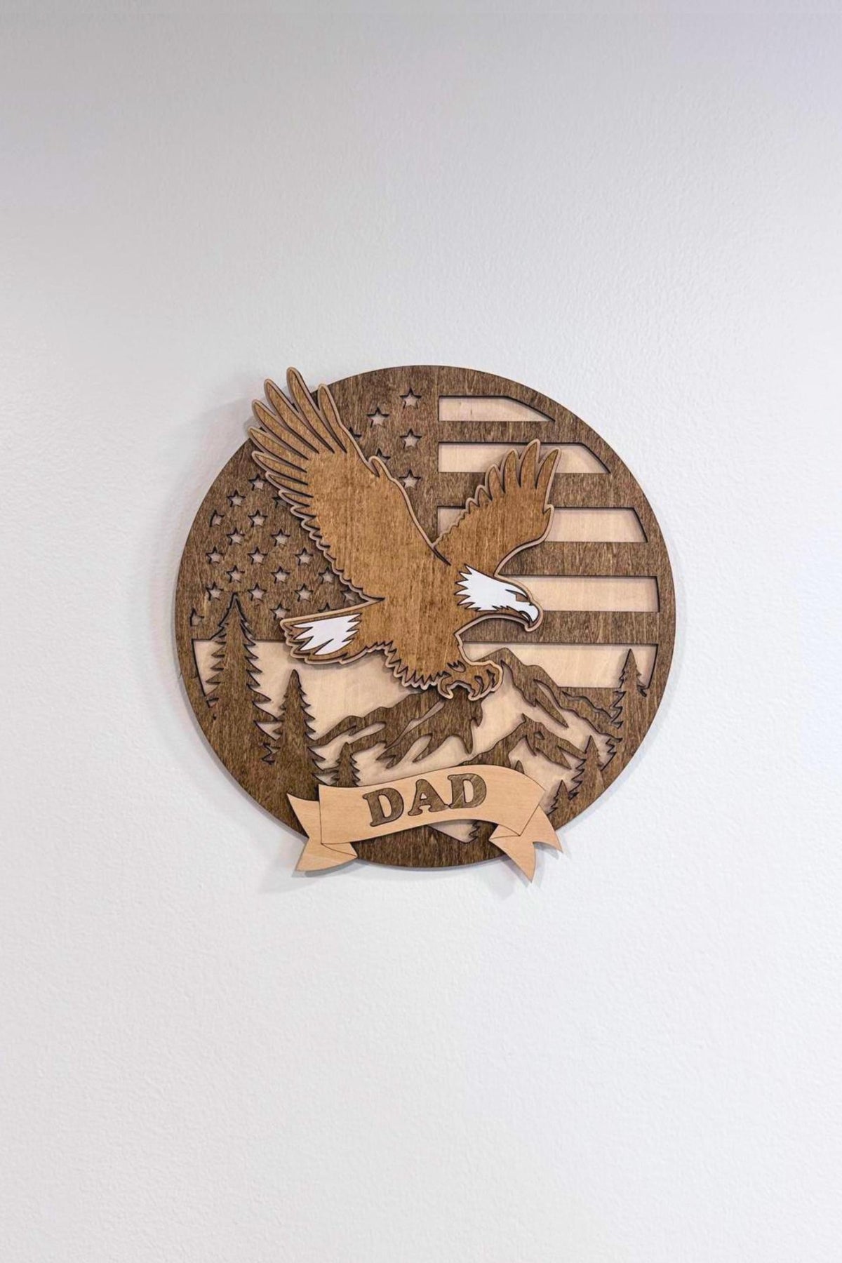 American Eagle Wooden Wall Art