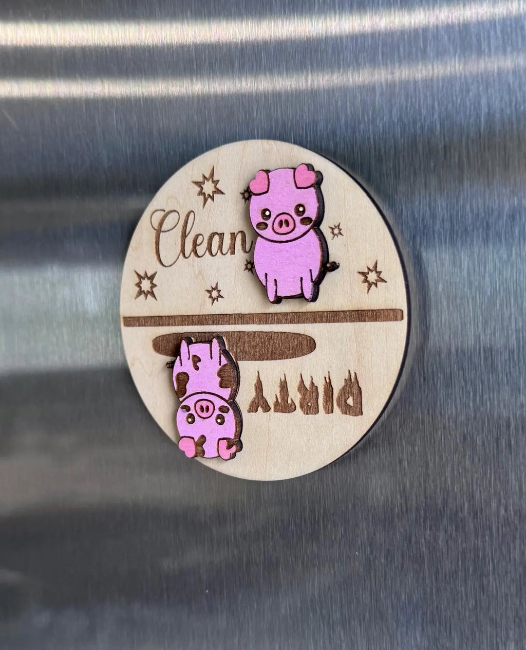 Pig Dishwasher Clean/Dirty Magnet