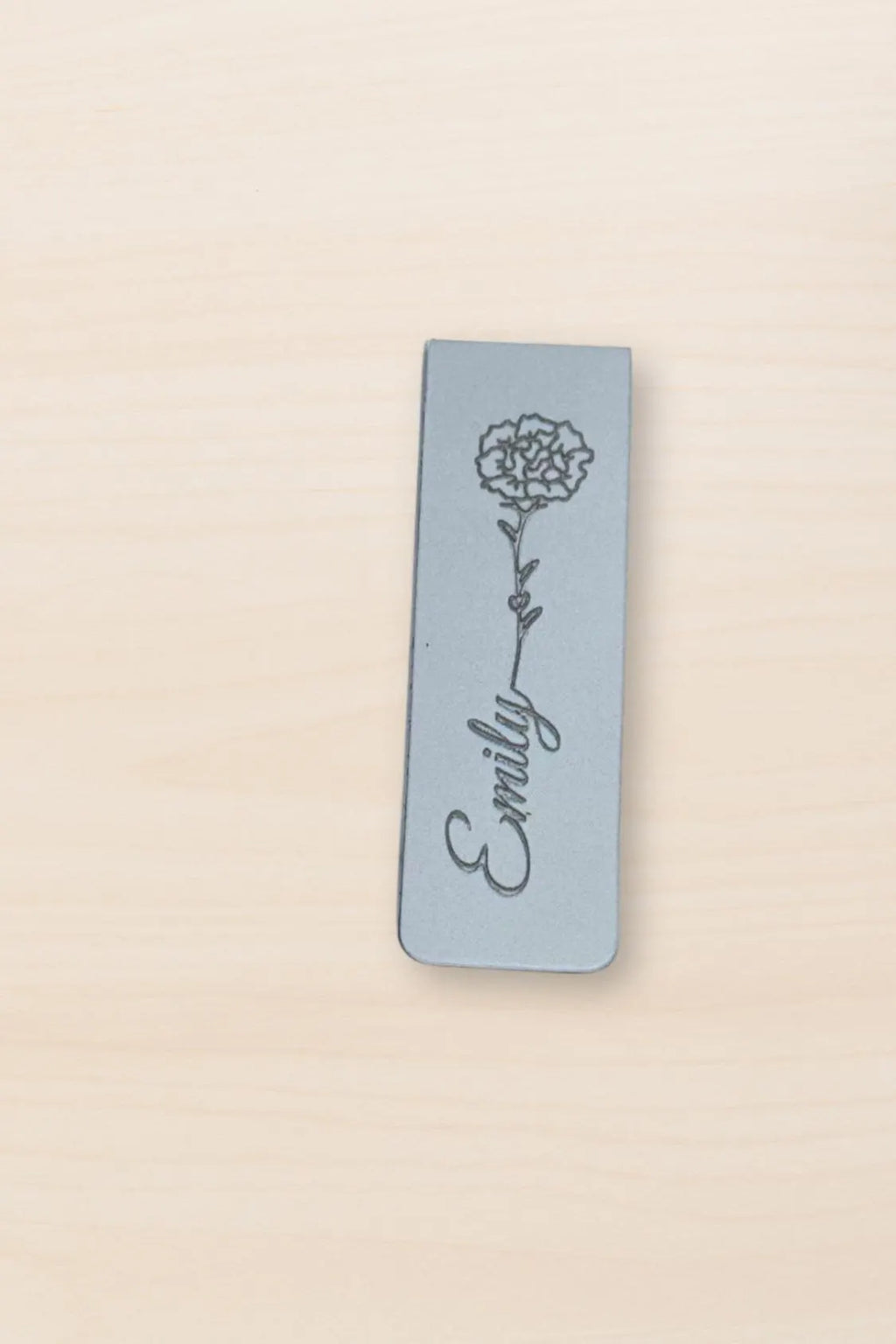 Personalized Birth Flower Magnetic Bookmark