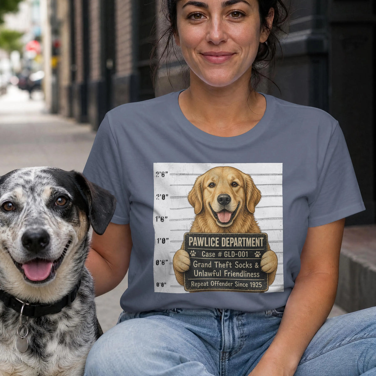 Pawlice Golden Retriever Comfort Colors Shirt