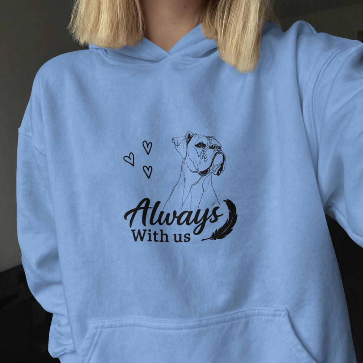 Rainbow Bridge Boxer Remembrance Sweatshirt