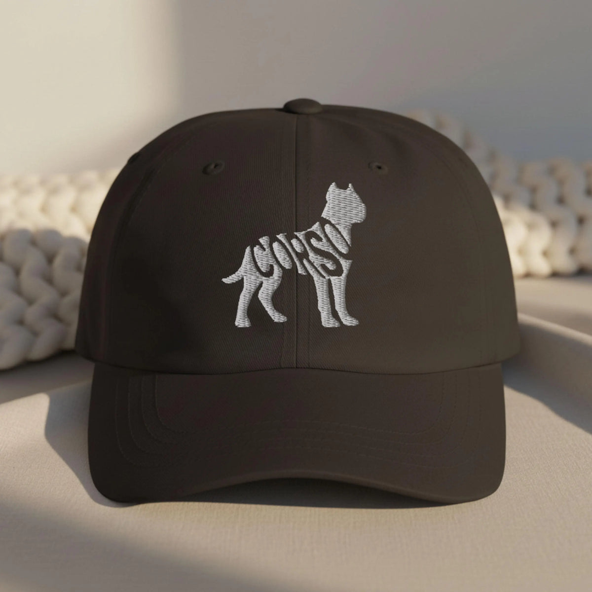 Cane Corso Silhouette Hat – Dark