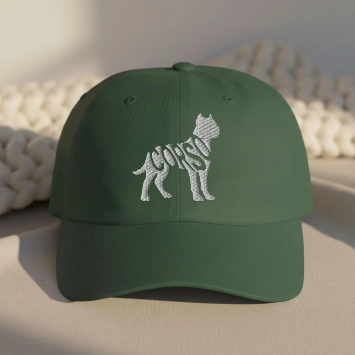 Cane Corso Silhouette Hat – Dark