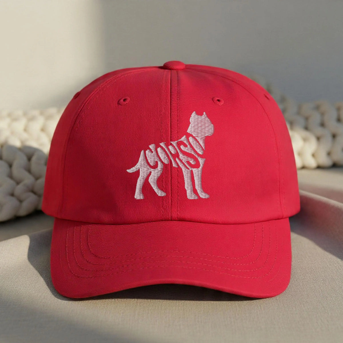 Cane Corso Silhouette Hat – Dark