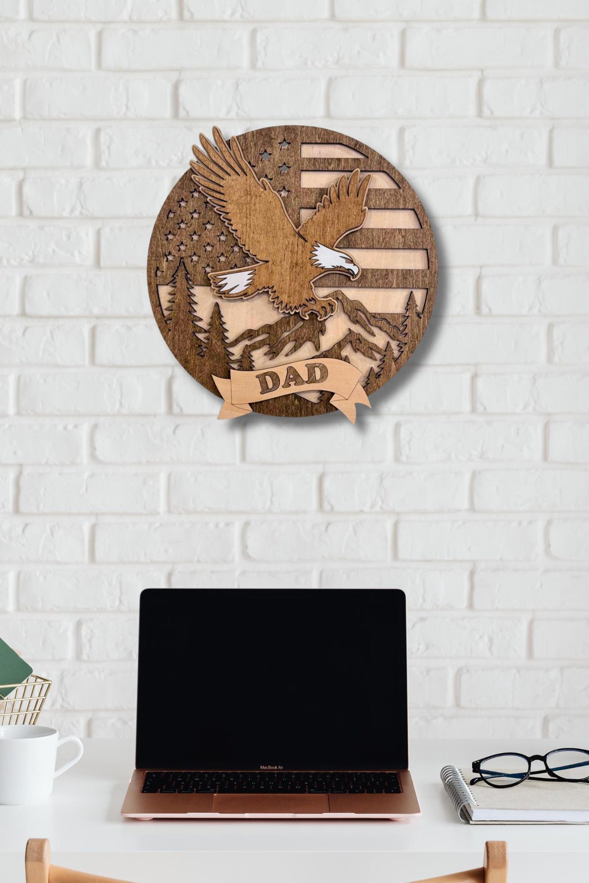 American Eagle Wooden Wall Art