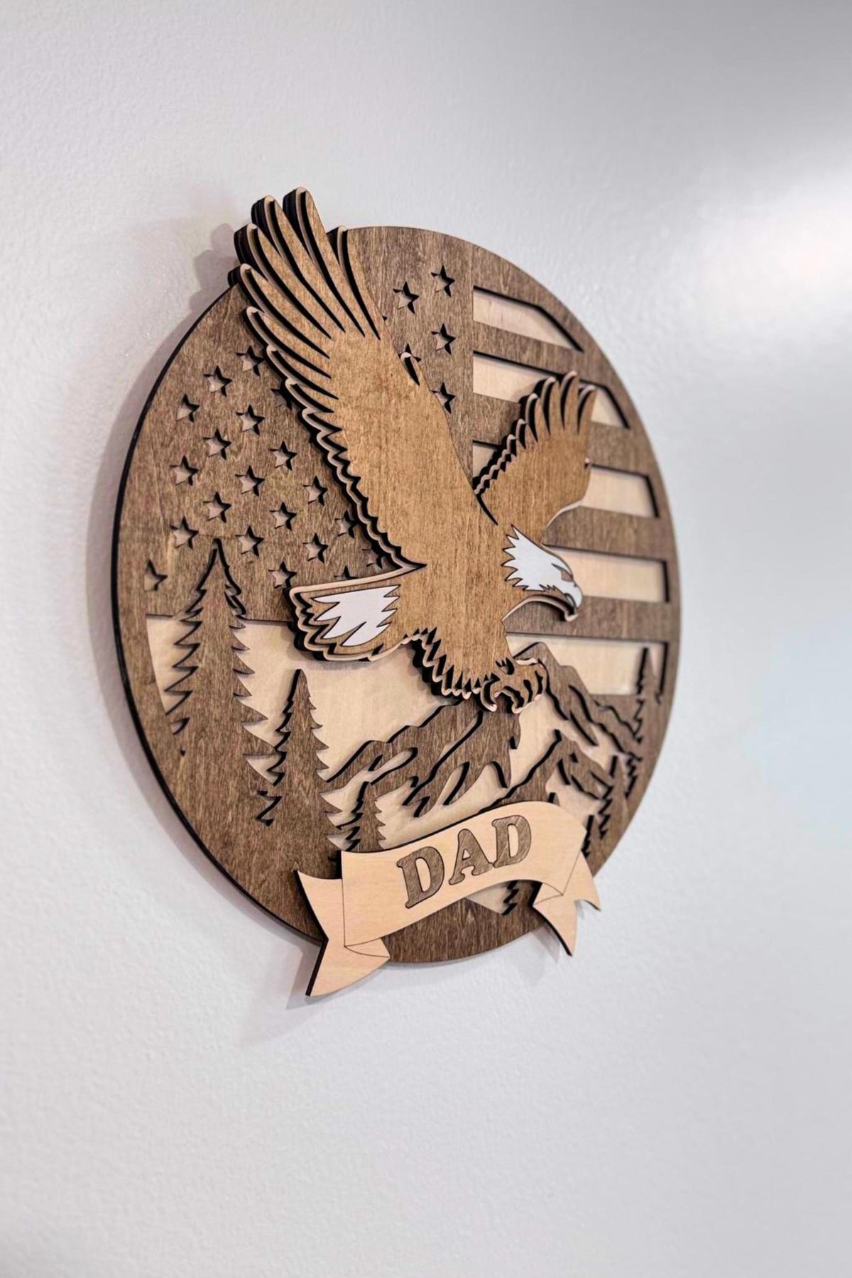 American Eagle Wooden Wall Art