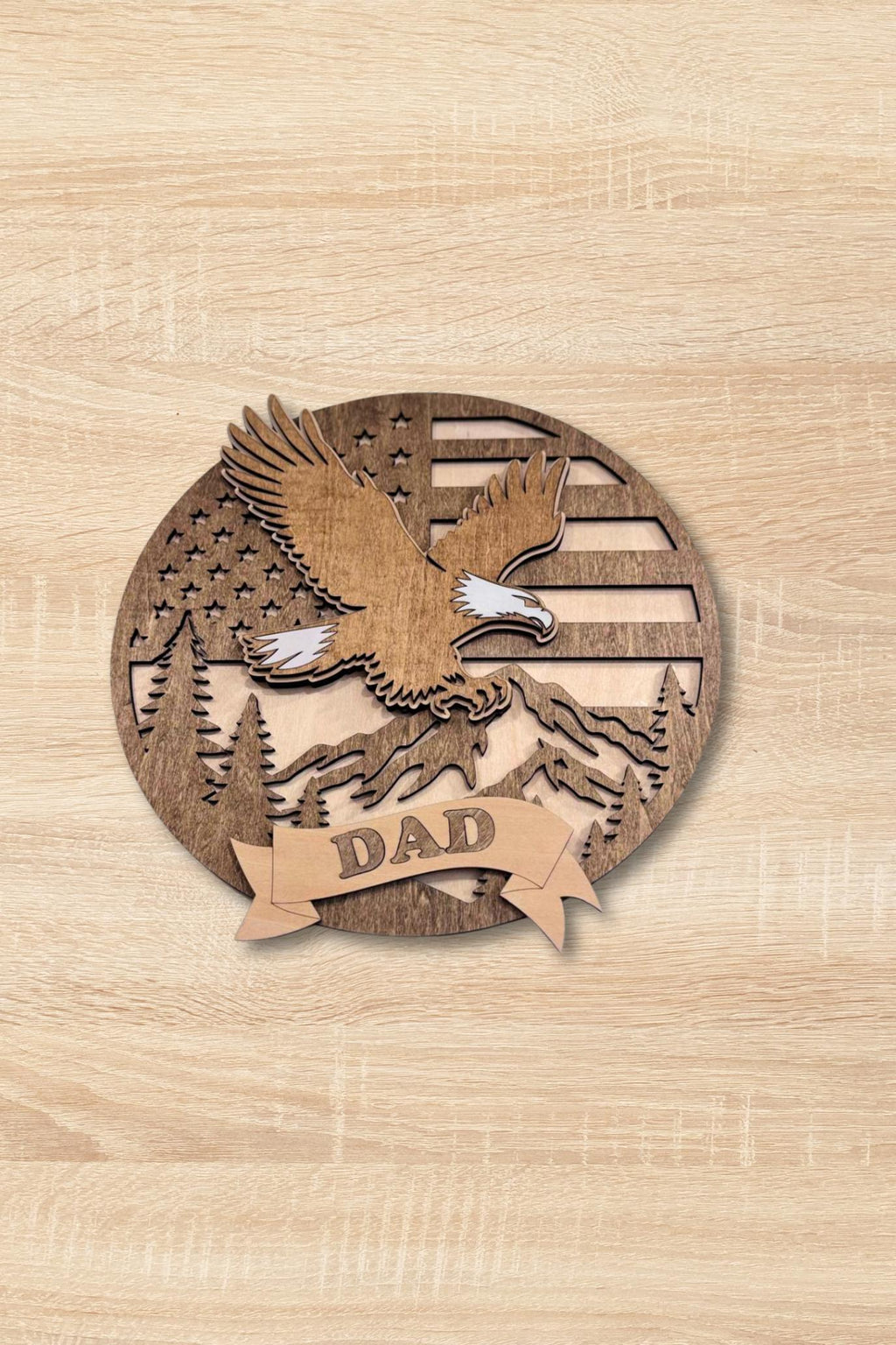 American Eagle Wooden Wall Art