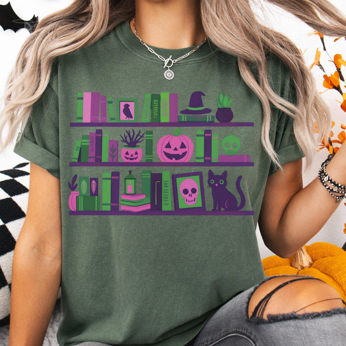 Halloween Reading Book Shirt