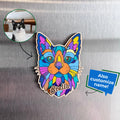 Custom Cat Portrait Photo Magnet
