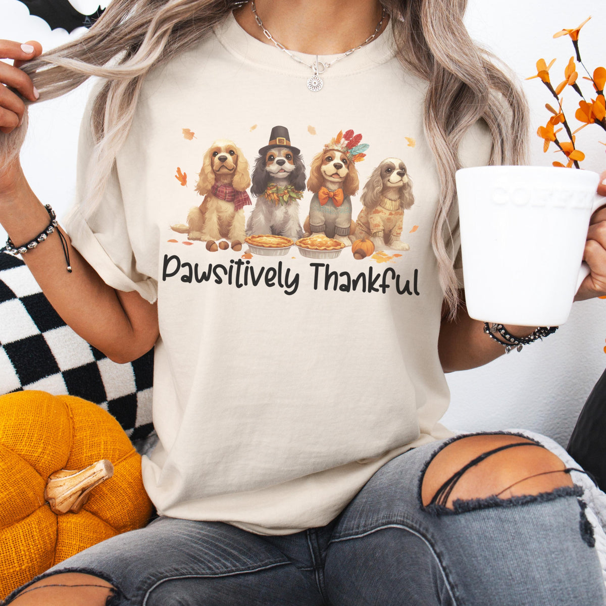 Cocker Spaniel Thanksgiving T-Shirt