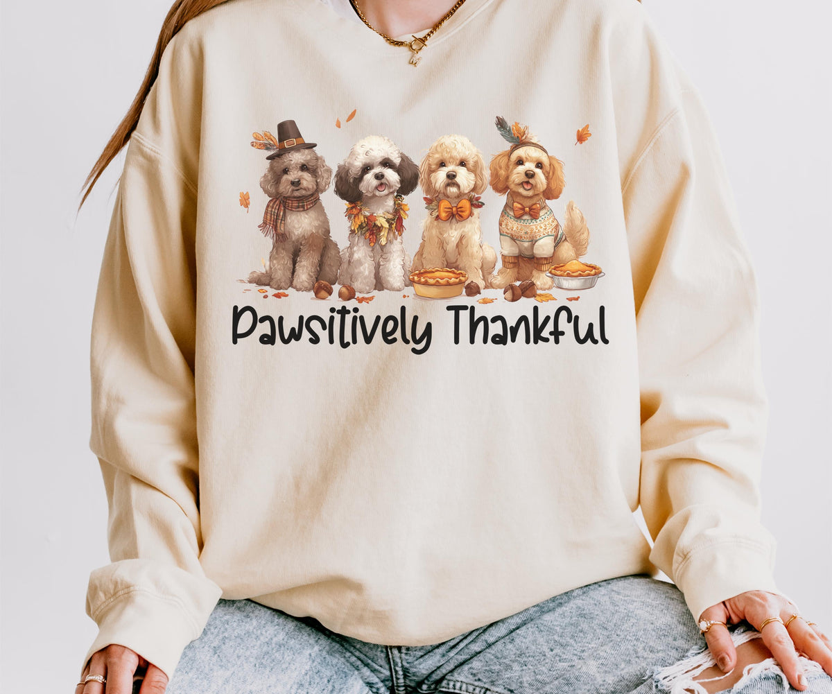 Poodle Thanksgiving Sweatshirt