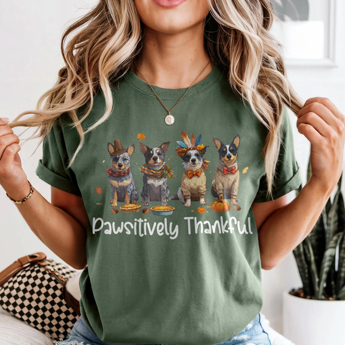 Blue Heeler Thanksgiving Shirt