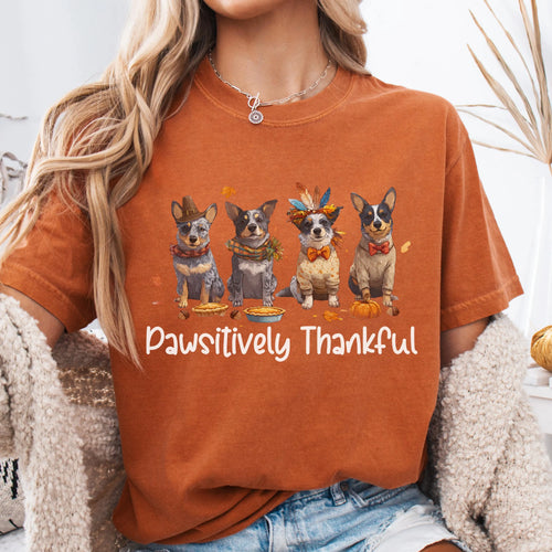 Blue Heeler Thanksgiving Shirt