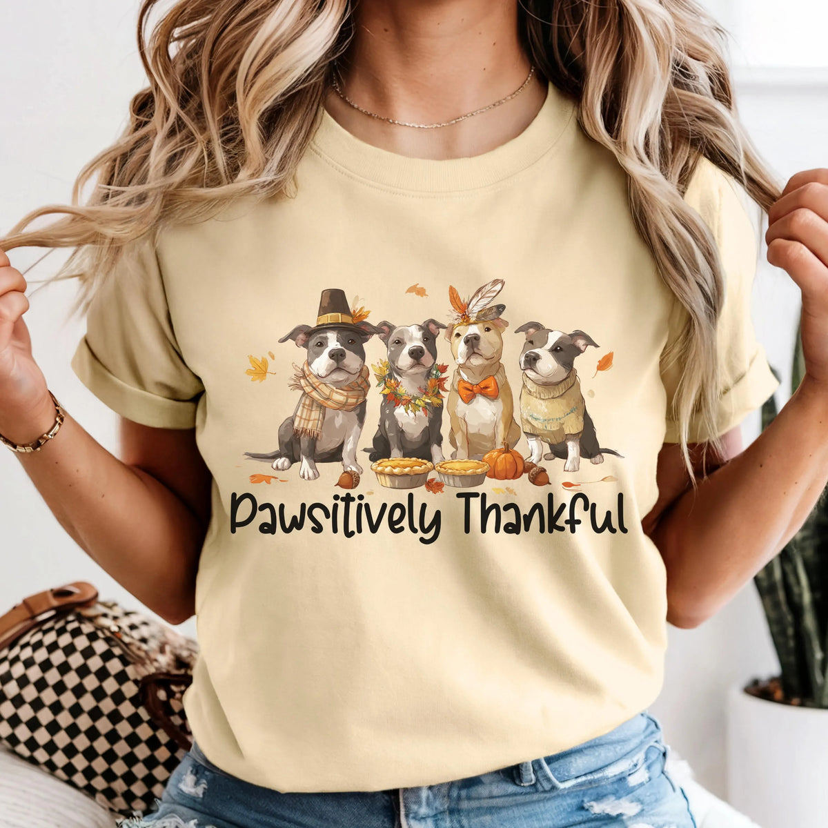 Pitbull Thanksgiving Shirt